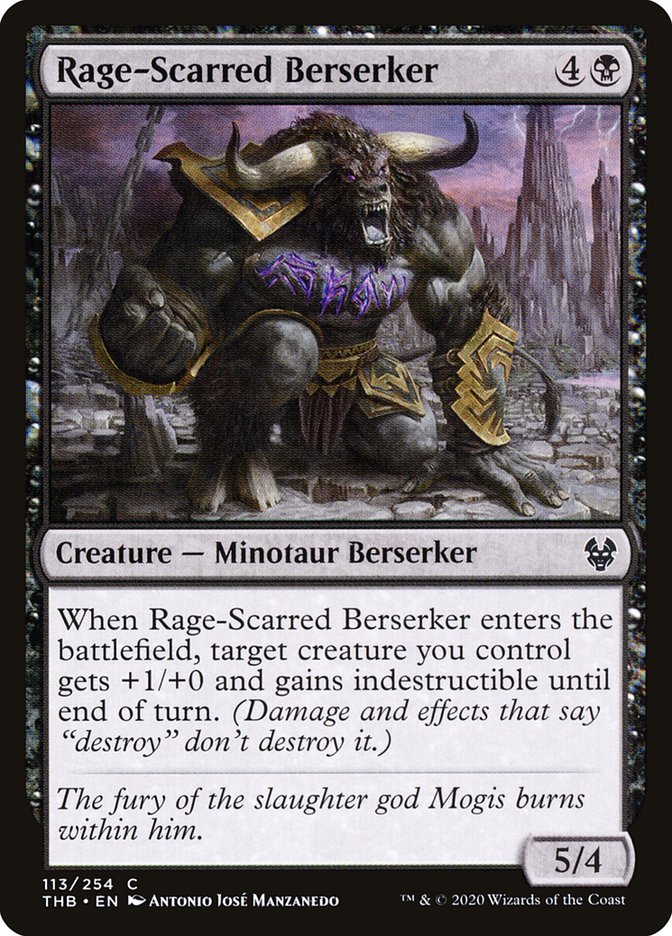 Rage-Scarred Berserker [Theros Beyond Death] MTG Single Magic: The Gathering | Red Claw Gaming