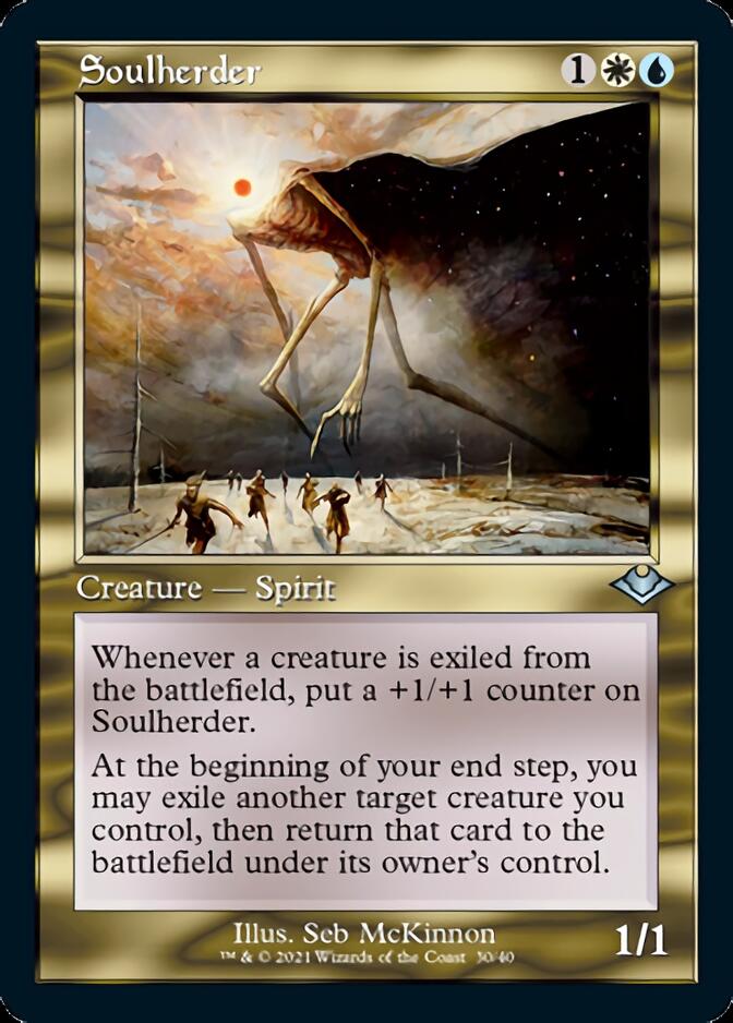 Soulherder (Retro Foil Etched) [Modern Horizons] MTG Single Magic: The Gathering | Red Claw Gaming