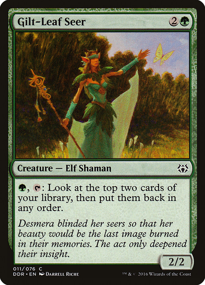 Gilt-Leaf Seer [Duel Decks: Nissa vs. Ob Nixilis] MTG Single Magic: The Gathering | Red Claw Gaming