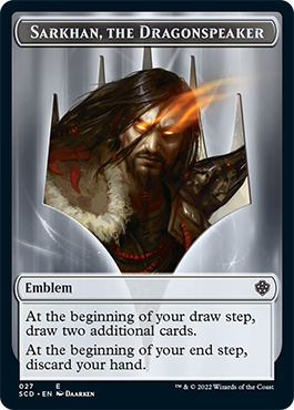 Sarkhan, the Dragonspeaker // Sarkhan, the Dragonspeaker Double-Sided Token [Starter Commander Decks] MTG Single Magic: The Gathering | Red Claw Gaming