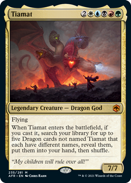 Tiamat [Dungeons & Dragons: Adventures in the Forgotten Realms] MTG Single Magic: The Gathering | Red Claw Gaming
