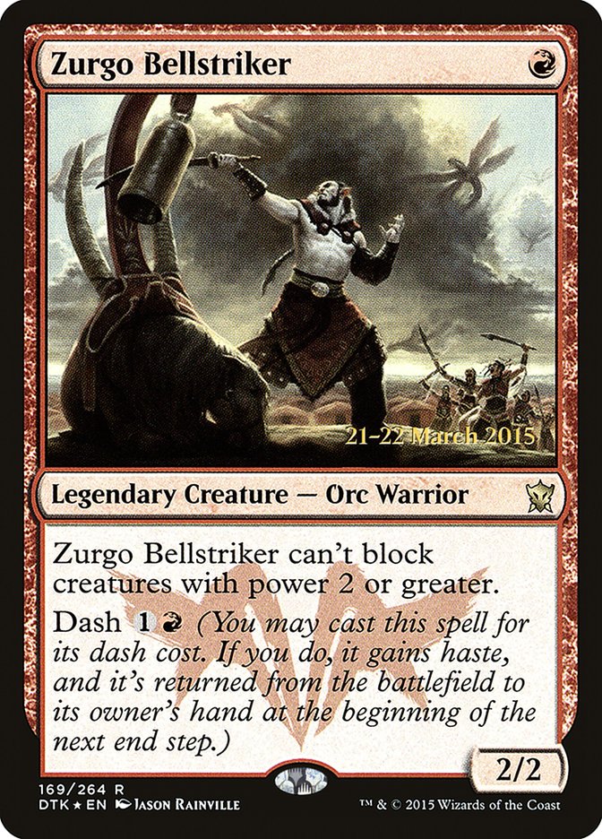 Zurgo Bellstriker [Dragons of Tarkir Prerelease Promos] MTG Single Magic: The Gathering | Red Claw Gaming