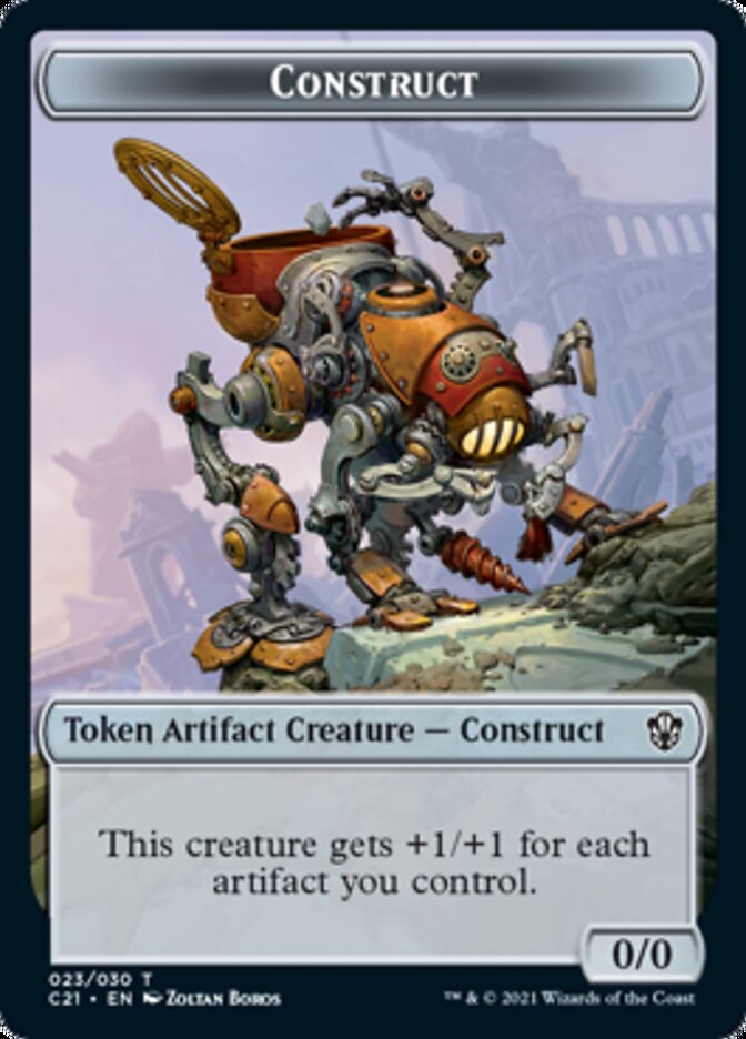 Copy // Construct (030) Double-Sided Token [Commander 2021 Tokens] MTG Single Magic: The Gathering | Red Claw Gaming