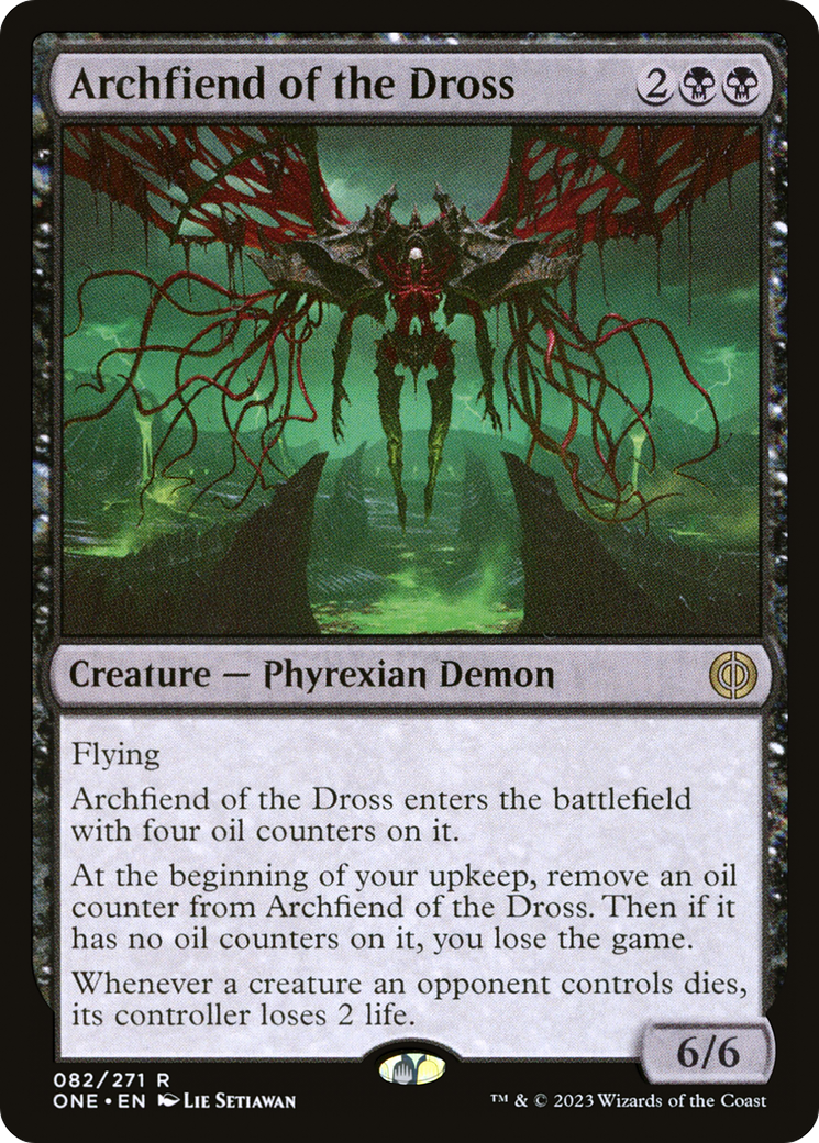 Archfiend of the Dross [Phyrexia: All Will Be One] MTG Single Magic: The Gathering | Red Claw Gaming