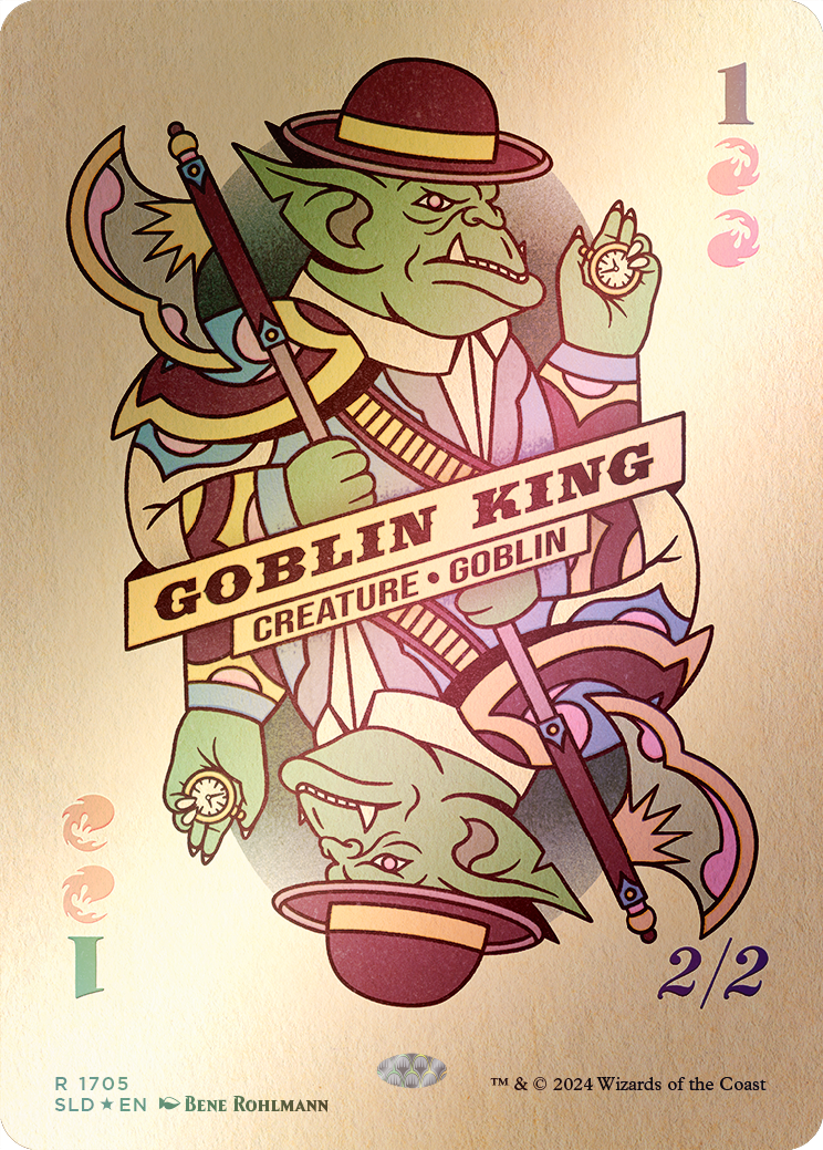 Goblin King (1705) (Rainbow Foil) [Secret Lair Drop Series] MTG Single Magic: The Gathering | Red Claw Gaming
