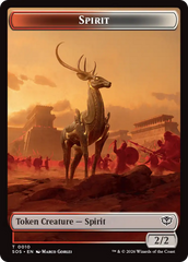 Copy // Spirit (0010) Double-Sided Token [Secrets of Strixhaven Tokens] MTG Single Magic: The Gathering | Red Claw Gaming