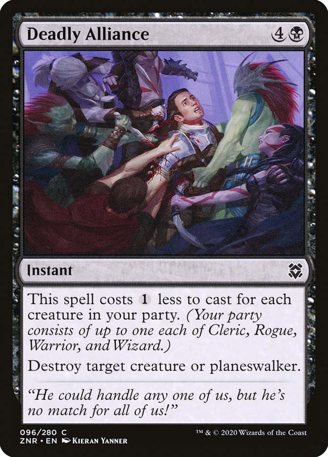 Deadly Alliance [Zendikar Rising] MTG Single Magic: The Gathering | Red Claw Gaming