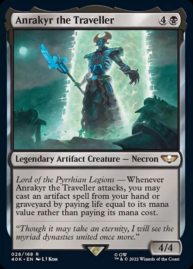 Anrakyr the Traveller (Surge Foil) [Warhammer 40,000] MTG Single Magic: The Gathering | Red Claw Gaming