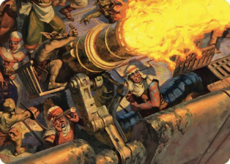 Mana Cannons Art Card [Dominaria United Art Series] MTG Single Magic: The Gathering | Red Claw Gaming