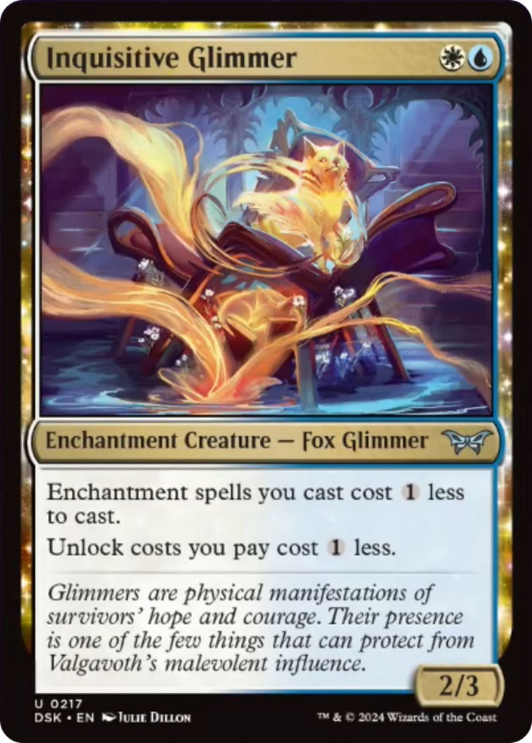Inquisitive Glimmer [Duskmourn: House of Horror] MTG Single Magic: The Gathering | Red Claw Gaming