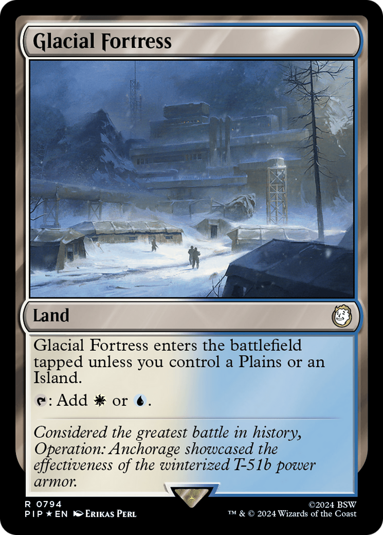 Glacial Fortress (Surge Foil) [Fallout] MTG Single Magic: The Gathering    | Red Claw Gaming