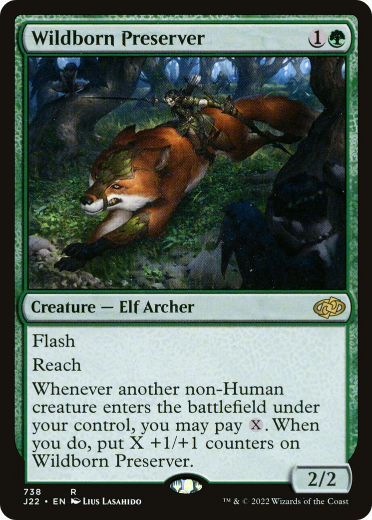 Wildborn Preserver [Jumpstart 2022] MTG Single Magic: The Gathering | Red Claw Gaming
