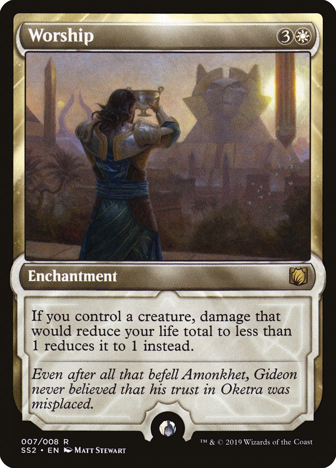 Worship [Signature Spellbook: Gideon] MTG Single Magic: The Gathering | Red Claw Gaming