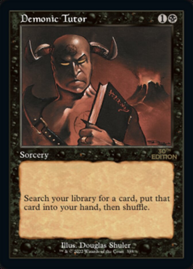 Demonic Tutor (Retro) [30th Anniversary Edition] MTG Single Magic: The Gathering | Red Claw Gaming