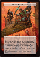 Choose Your Demise (Full Art) [Duskmourn: Archenemy] MTG Single Magic: The Gathering    | Red Claw Gaming