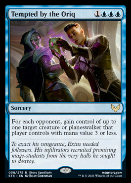 Tempted by the Oriq [Strixhaven: School of Mages] MTG Single Magic: The Gathering | Red Claw Gaming