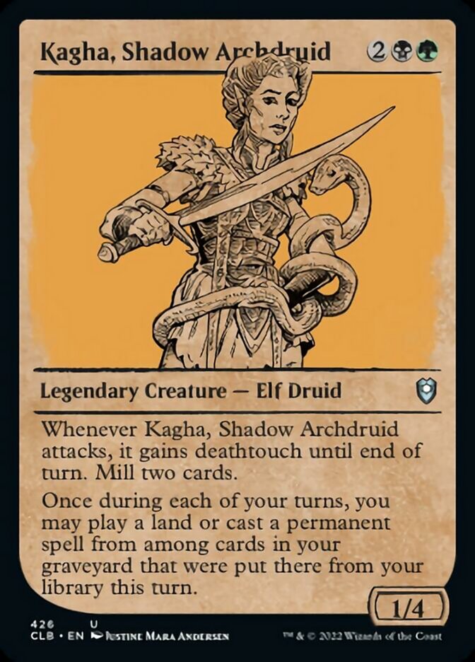 Kagha, Shadow Archdruid (Showcase) [Commander Legends: Battle for Baldur's Gate] MTG Single Magic: The Gathering | Red Claw Gaming