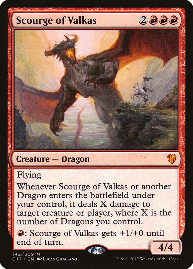 Scourge of Valkas [Commander 2017] MTG Single Magic: The Gathering | Red Claw Gaming