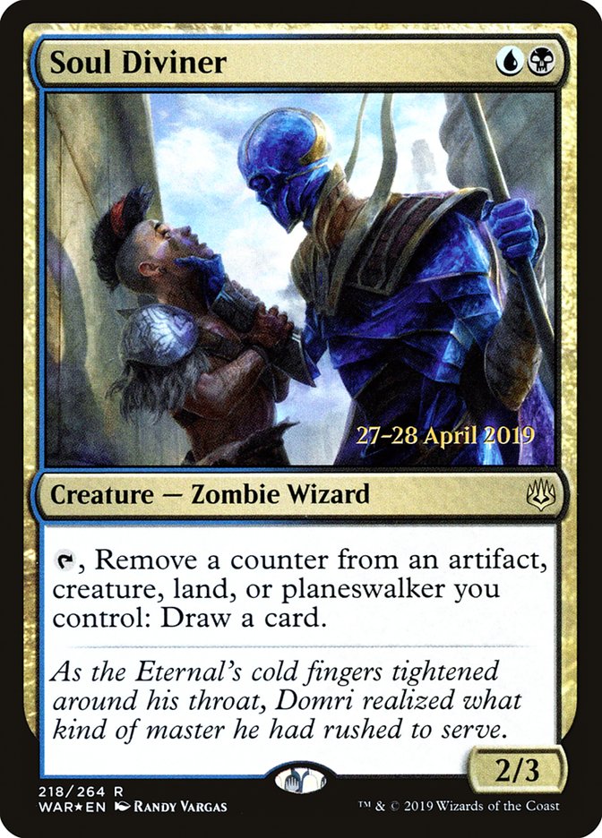 Soul Diviner [War of the Spark Prerelease Promos] MTG Single Magic: The Gathering | Red Claw Gaming