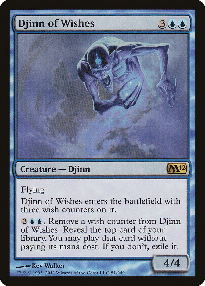 Djinn of Wishes [Magic 2012] MTG Single Magic: The Gathering | Red Claw Gaming