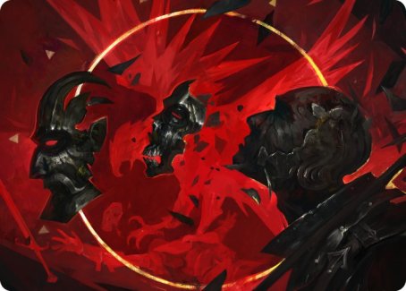 Abrade Art Card [Innistrad: Crimson Vow Art Series] MTG Single Magic: The Gathering | Red Claw Gaming