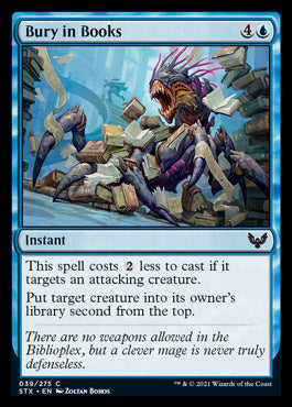 Bury in Books [Strixhaven: School of Mages] MTG Single Magic: The Gathering | Red Claw Gaming