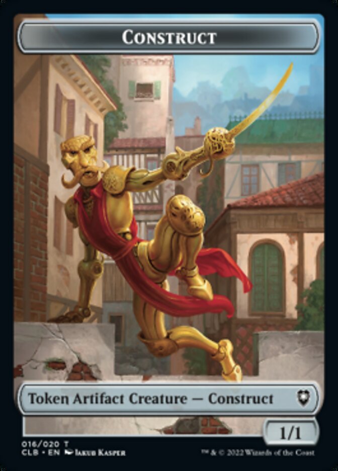 Construct Token [Commander Legends: Battle for Baldur's Gate Tokens] MTG Single Magic: The Gathering | Red Claw Gaming