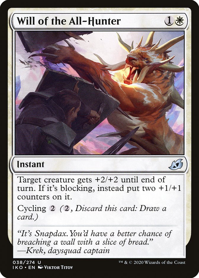 Will of the All-Hunter [Ikoria: Lair of Behemoths] MTG Single Magic: The Gathering | Red Claw Gaming