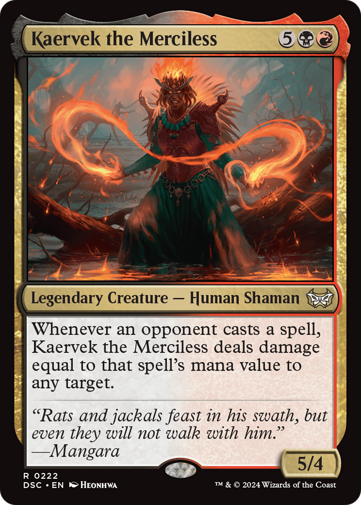 Kaervek the Merciless [Duskmourn: House of Horror Commander] MTG Single Magic: The Gathering    | Red Claw Gaming