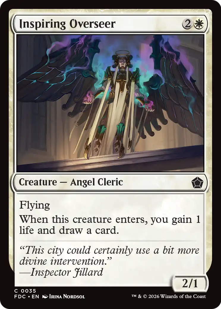Inspiring Overseer [Foundations Commander] | Red Claw Gaming