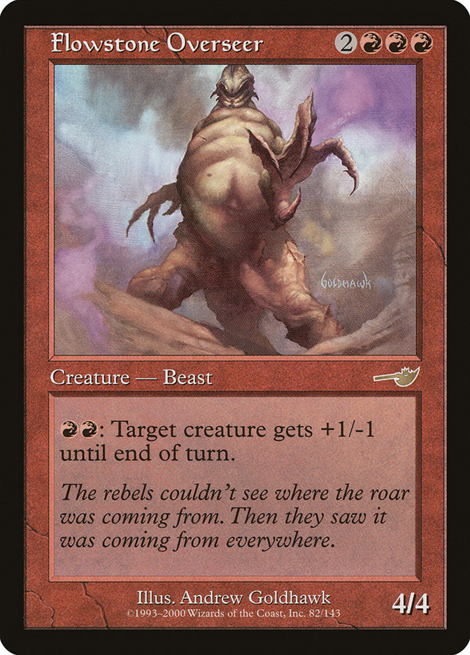 Flowstone Overseer [Nemesis] MTG Single Magic: The Gathering | Red Claw Gaming