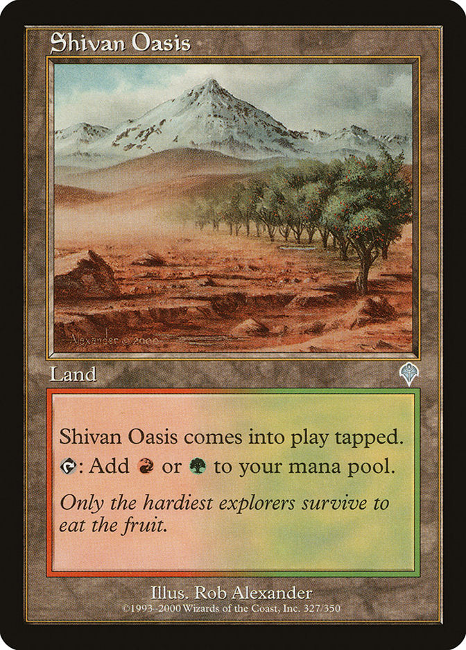 Shivan Oasis [Invasion] MTG Single Magic: The Gathering | Red Claw Gaming