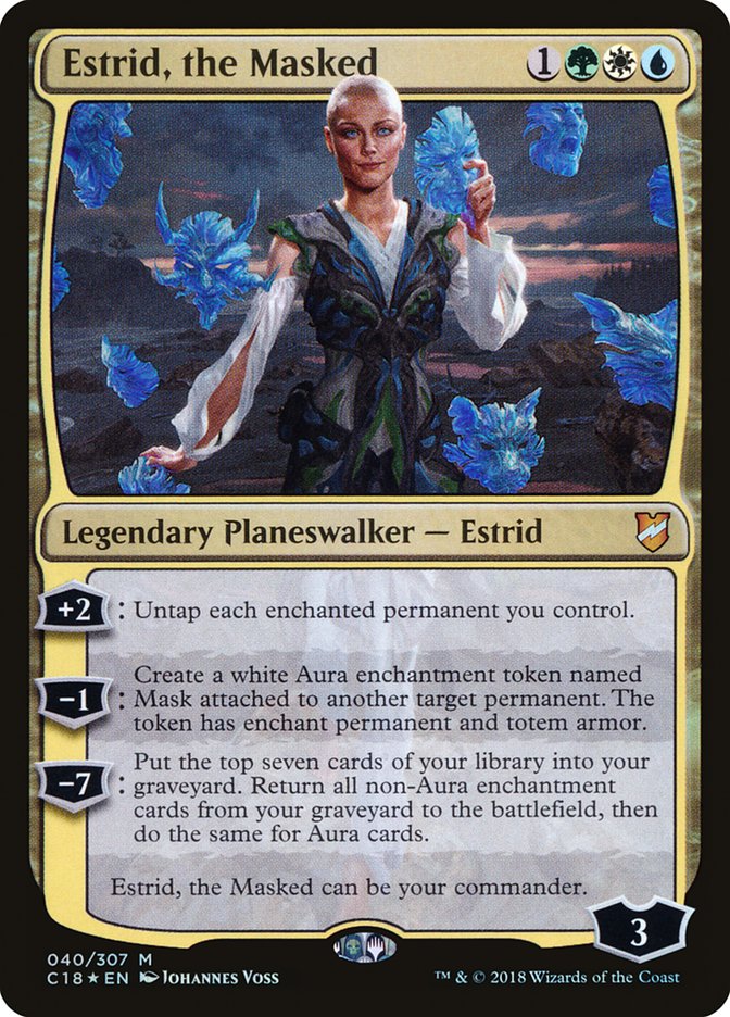 Estrid, the Masked [Commander 2018] MTG Single Magic: The Gathering | Red Claw Gaming