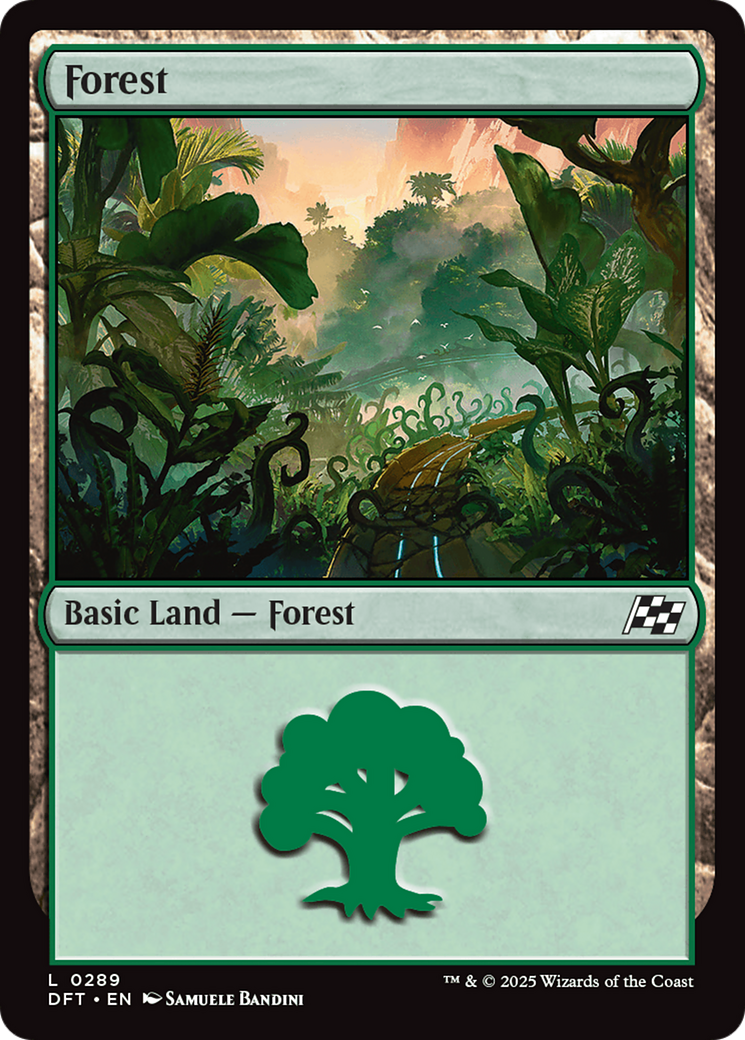 Forest (0289) [Aetherdrift] MTG Single Magic: The Gathering | Red Claw Gaming