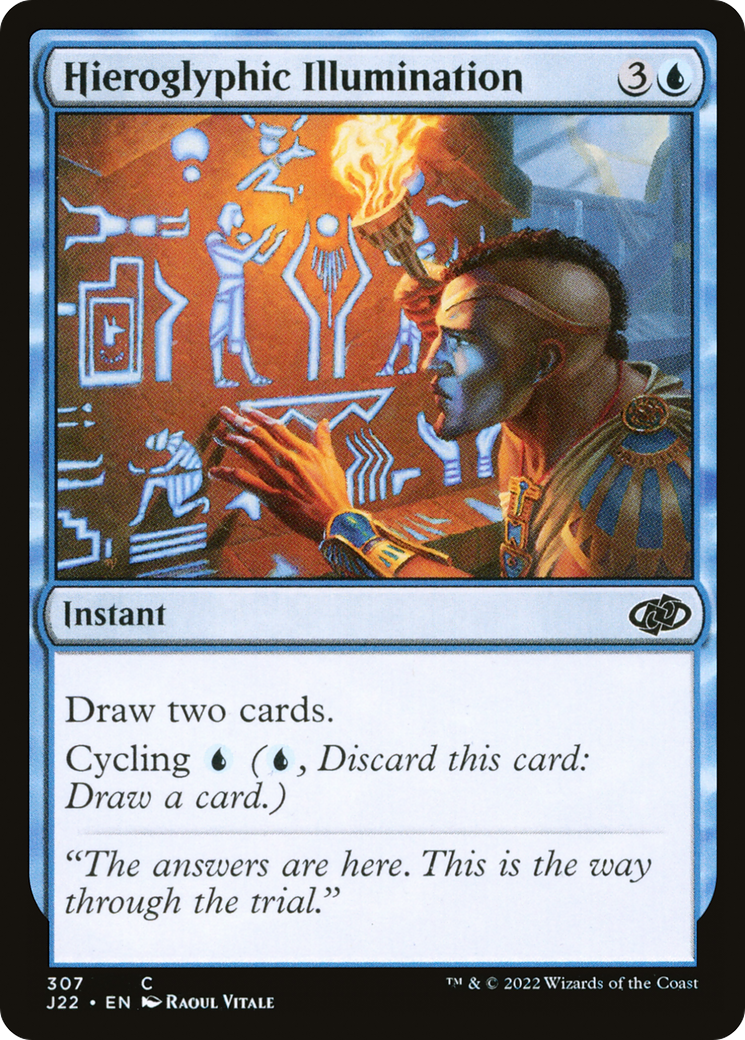 Hieroglyphic Illumination [Jumpstart 2022] MTG Single Magic: The Gathering | Red Claw Gaming