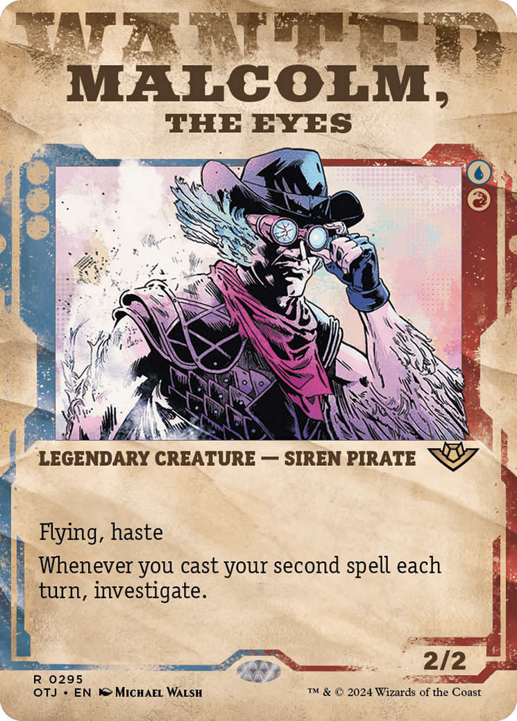 Malcolm, the Eyes (Showcase) [Outlaws of Thunder Junction] MTG Single Magic: The Gathering | Red Claw Gaming