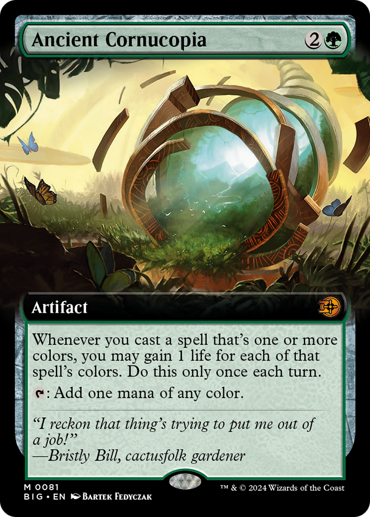 Ancient Cornucopia (Extended Art) [Outlaws of Thunder Junction: The Big Score] MTG Single Magic: The Gathering | Red Claw Gaming