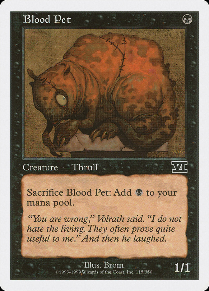 Blood Pet [Classic Sixth Edition] MTG Single Magic: The Gathering | Red Claw Gaming