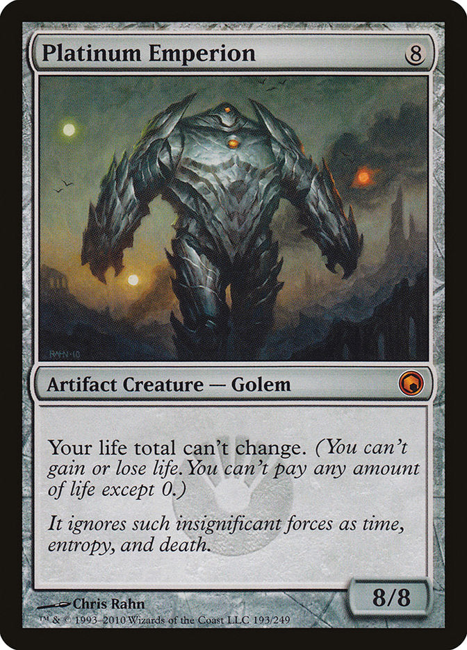 Platinum Emperion [Scars of Mirrodin] MTG Single Magic: The Gathering | Red Claw Gaming