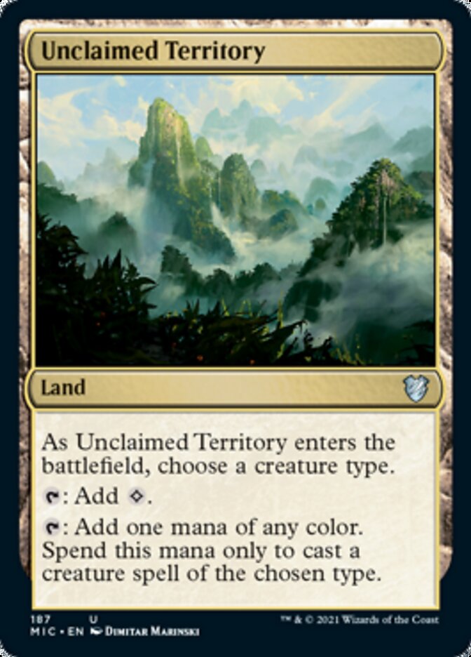 Unclaimed Territory [Innistrad: Midnight Hunt Commander] MTG Single Magic: The Gathering | Red Claw Gaming