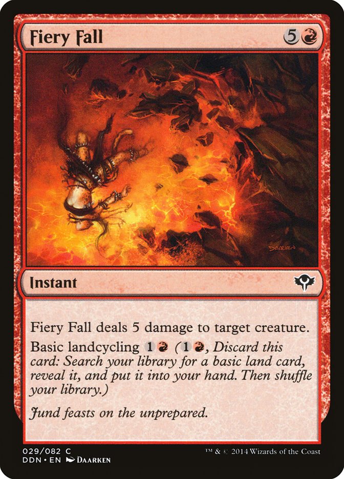 Fiery Fall [Duel Decks: Speed vs. Cunning] MTG Single Magic: The Gathering | Red Claw Gaming