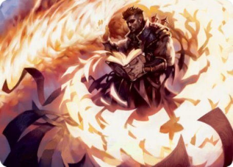 Revel in Silence Art Card [Strixhaven: School of Mages Art Series] MTG Single Magic: The Gathering | Red Claw Gaming
