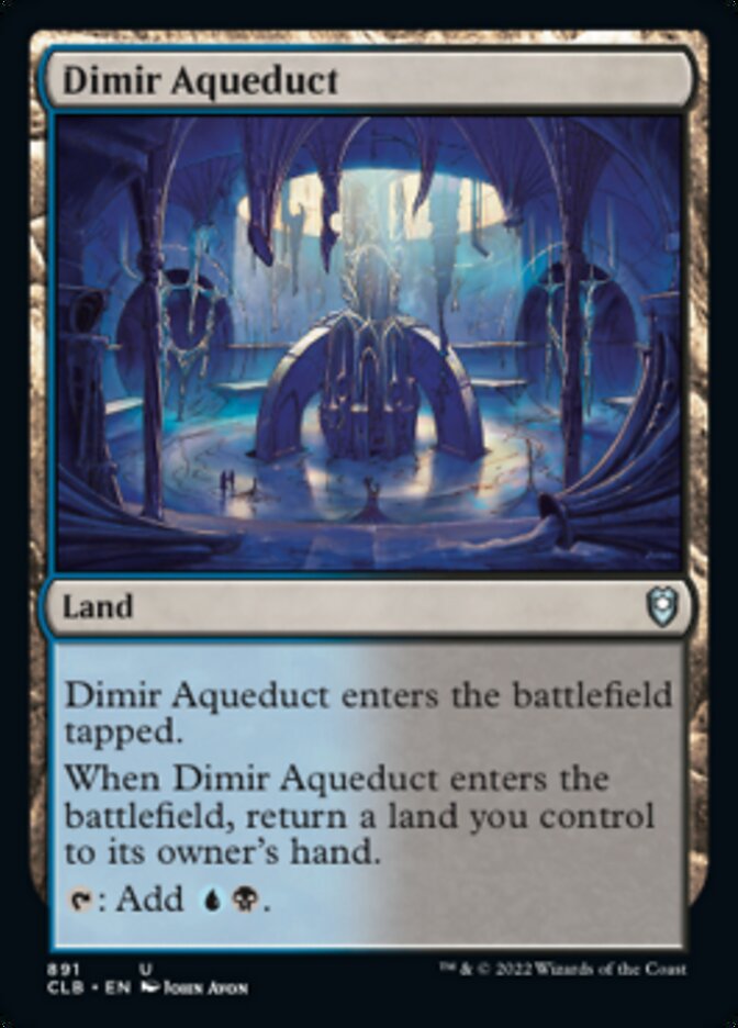 Dimir Aqueduct [Commander Legends: Battle for Baldur's Gate] MTG Single Magic: The Gathering | Red Claw Gaming
