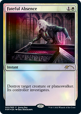 Fateful Absence [Game Day 2022] MTG Single Magic: The Gathering | Red Claw Gaming