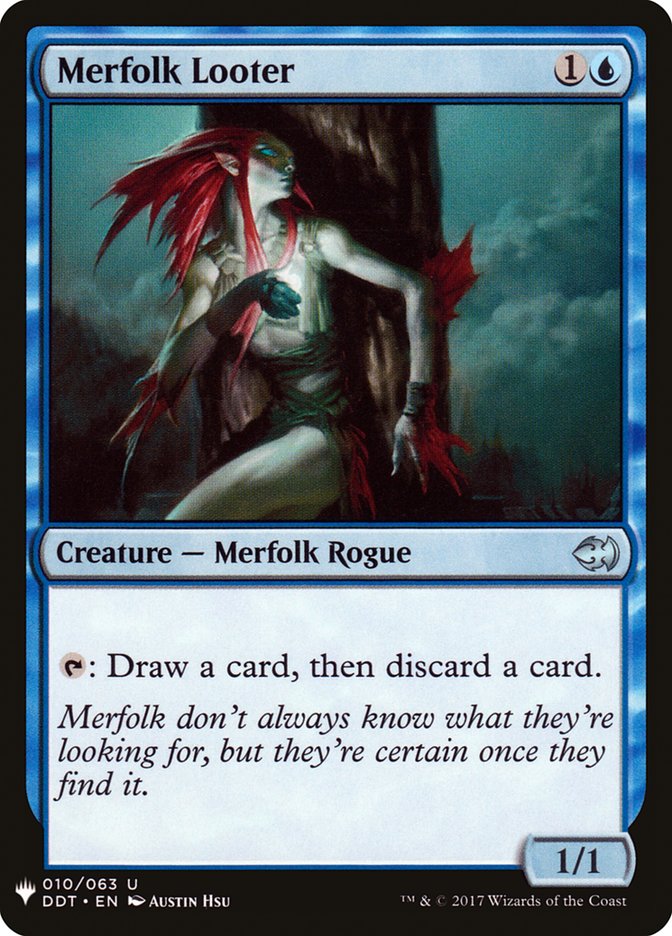 Merfolk Looter [Mystery Booster] MTG Single Magic: The Gathering    | Red Claw Gaming
