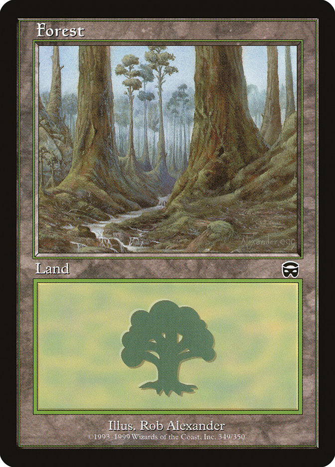 Forest (349) [Mercadian Masques] MTG Single Magic: The Gathering | Red Claw Gaming