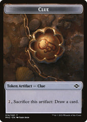 Treasure // Clue Double-Sided Token [Pioneer Challenger Decks 2022] MTG Single Magic: The Gathering | Red Claw Gaming