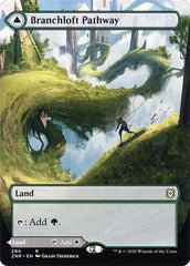 Branchloft Pathway // Boulderloft Pathway (Borderless Alternate Art) [Zendikar Rising] MTG Single Magic: The Gathering | Red Claw Gaming