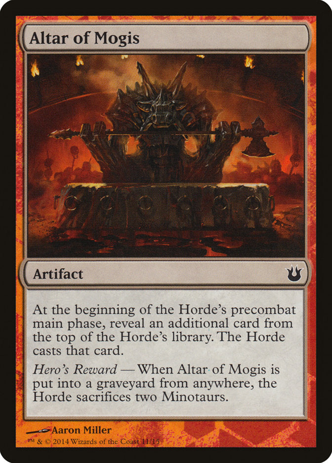 Altar of Mogis [Born of the Gods Battle the Horde] MTG Single Magic: The Gathering | Red Claw Gaming