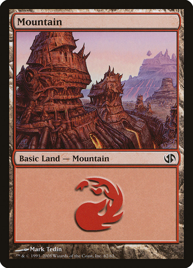 Mountain (62) [Duel Decks: Jace vs. Chandra] MTG Single Magic: The Gathering | Red Claw Gaming